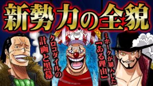 ミホークがバギーに協力した意外な理由！凶悪すぎる海兵狩りがさらなる大戦争を引き起こす！【 ONEPIECE ワンピース 1056話 クロスギルド】