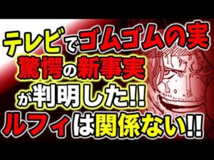 【ワンピース ネタバレ予想】テレビアニメでゴムゴムの実の新事実が判明！ニカとルフィは関係なかった！シャンクスにとってルフィは関係なかった！（予想考察）