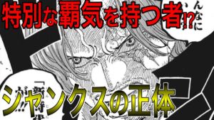 シャンクスの覇気は特別！？その覇気の正体とシャンクスの正体を解明！【ワンピース ネタバレ】