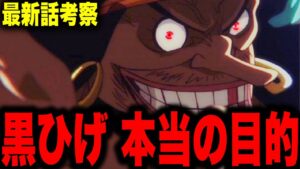 【第1059話】いよいよ判明する黒ひげのとんでもない目的がヤバい…【ワンピース考察】※最新話ネタバレ含