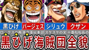 世界を脅かす最凶集団…黒ひげ海賊団メンバーまとめ【ONE PIECE】