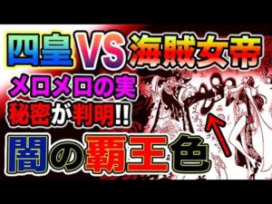 【ワンピース ネタバレ感想】黒ひげVSハンコック！メロメロの実の秘密が判明！黒ひげの懸賞金が判明！（予想考察）