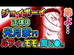 【ワンピース ネタバレ予想】ジョイボーイの正体は光月家？ルフィとモモの助は同じ●だった？！（予想考察）
