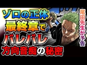 【ワンピース ネタバレ予想】最終章でゾロの正体が明かされる？方向音痴が世界を救う？（予想考察）