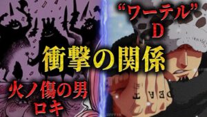 【伏線回収の連続】Dの一族ロキ王子が火ノ傷の男！？想定外のローとの関係性とは‥！？ 【ワンピース ネタバレ エルバフ 火の傷 考察】