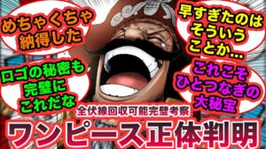 【完全考察】ワンピースの正体って絶対これだ！【ワンピース 反応集】