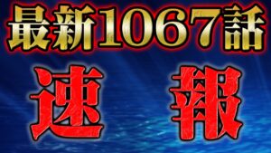【速報】最新1067話で確定した事実【 ONEPIECE ワンピース 最新話 ベガパンク 考察 感想 解説】