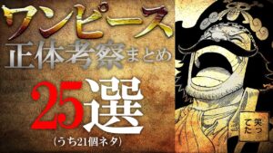 【ワンピース】考察勢によるワンピースの正体考察25選をまとめてみた(うち21個ネタ)【ゆっくり漫画解説】