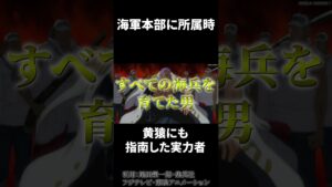 ワンピース史上最強の元海軍大将がヤバすぎる...【ワンピース考察】#shorts