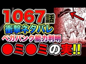【ワンピース 最新話ネタバレ】ベガパンクの能力が判明！まさかの●ミ●ミの実！！（予想考察）