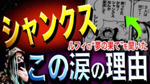 シャンクスが流した涙の“真の理由”【ワンピース ネタバレ】