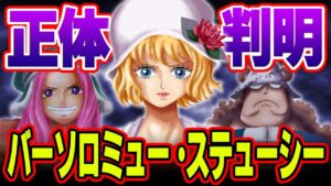 ボニーが世界政府から逃げ出していた理由がヤバい。ステューシーとの共通点が伏線だった。【 ワンピース 1068話 最新話 考察 】 ※ジャンプ ネタバレ 注意