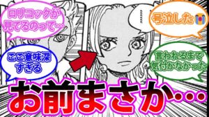 【最新1069話】意味深すぎるロリコックを見て"とんでもない事"に気付いた読者の反応集【ワンピース反応集】