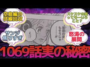 【ワンピース1069話】悪魔の実の真実についてわかった読者の反応集❗️※ネタバレ注意