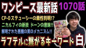 白い(ドーン) ニカルフィはラフテルへのヒント【ワンピース1070話】【ネタバレ注意】