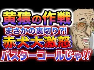 【ワンピース 1070最新話】黄猿の想像通りの結果とは？かねてよりの作戦がヤバい？！バスターコール？(予想妄想)