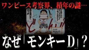 主人公ルフィは何故「モンキーD」の姓を持つのか。【ワンピース ネタバレ】【ワンピース 考察】