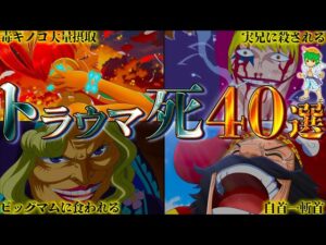 【ONE PIECE】トラウマ級のヤバ過ぎる"死に様"を遂げた４０人の人物達...※ネタバレ注意【やまちゃん。】