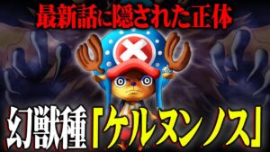 チョッパーの正体はヒトヒトの実幻獣種の「森の神」だった。【 ワンピース 最新 考察 】 ※ジャンプ ネタバレ 注意