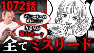 ステューシーがベガパンクの協力者はミスリード！？本当の正体がヤバすぎた…！！【 ワンピース 最新 1072話 考察 伏線 】※ ネタバレ 注意