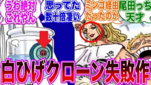 【最新1072話】ステューシークローンを見てウィーブルの正体がヤバ過ぎることに辿り着いてしまった読者の反応集【ワンピース反応集】