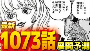 【詳細】最新 1073話 ワンピース 詳細ネタバレ展開予想 1072話【詳細内容】