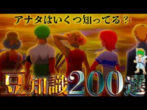 【君はいくつ知ってますか？】ワンピースの全ての"豆知識"２００選！！※考察&ネタバレ注意【トリビア】【ONE PIECE】【やまちゃん。】