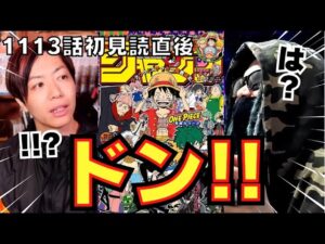 1113話 まさかあれってこういうこと？ 初見読直後 マニア対談【スーパーカミキカンデONE PIECEが大好きな神木の切り抜き】