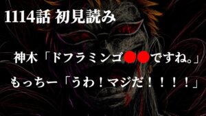 神木さんにしか気付けない発見がヤバ過ぎる件。【ワンピース ネタバレ】【ワンピース 1114話】