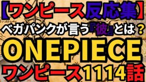 ワンピース1114話 ベガパンクが言う『彼』とは？ONEPIECE1114