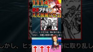 【ワンピース ネタバレ1114赤犬ブチギレ2予想】（予想考察）#ワンピース#ワンピースネタバレ #ONE PIECE #ワンピース最新話