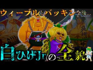 【ONE PIECE】"白ひげJr"ウィーブル&バッキンの全貌...鍵を握るのはドフラミンゴ...バッキンはルフィと合流か...※考察&ネタバレ注意